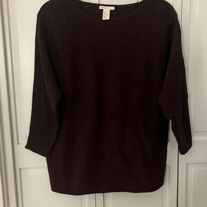 H&M Rich Burgundy Crew Neck Sweaterq